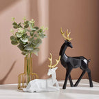 Creative Geometric Deer Figurine — main product photo