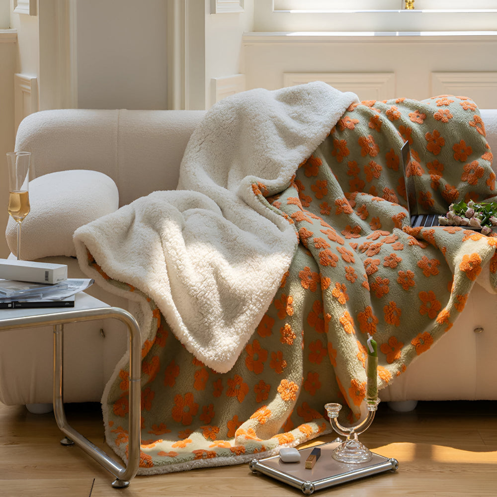 Nature's Wildflower Bliss Blanket — product in use