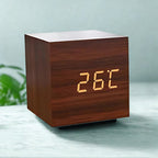Modern Cube LED Alarm Clock — main product photo