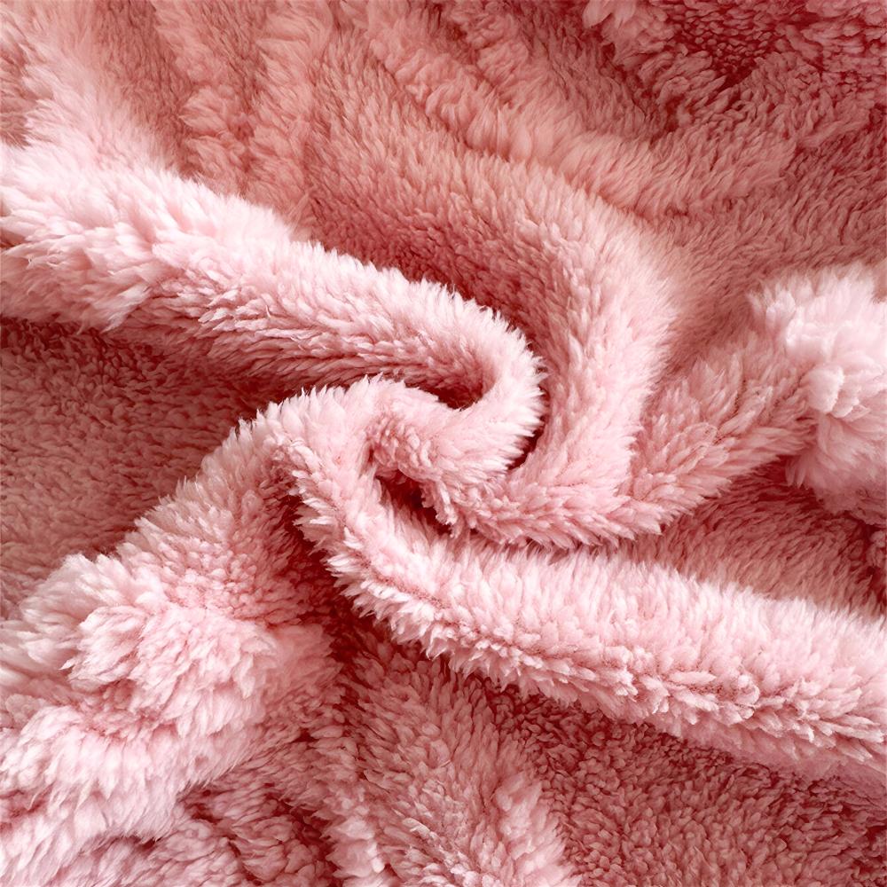 Butterfly Jacquard Flannel Blanket — product detail view