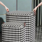 Houndstooth Collapsible Storage Box — product close-up