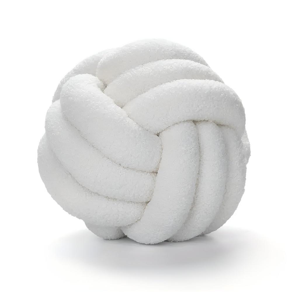 Knotted Boucle Cushion — product feature detail