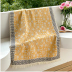 Midnight Swirls Cotton Towel — product close-up