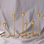 Golden Romantic Candle Holders — product in use