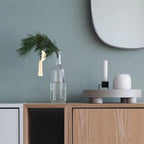 Modern Round Wooden Barbara Tray — product in use