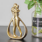 Embrace Resin Couple Sculpture — product detail view