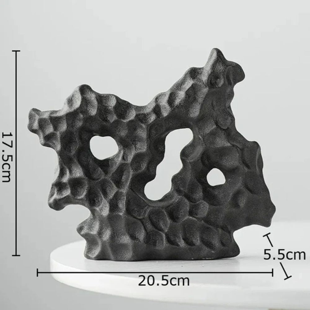 Ceramic Coral Sculpture — size and scale reference