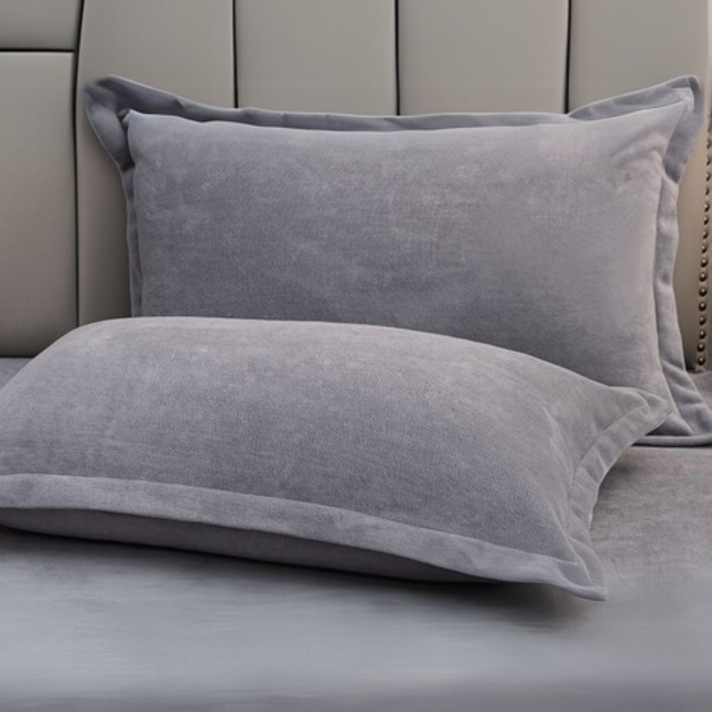 Fleece Comfort Pillow Covers — product detail view