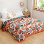 Boho Cartoon Flower Blanket — main product photo