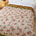Bamboo Fibre Rural Rose Cooling Blanket — main product photo