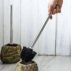Retro Stone Ceramic Toilet Brush — main product photo