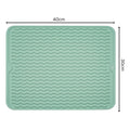 Quick Flow Silicone Kitchen Mat — additional view