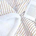 Warm Waffle Sherpa Blanket — product in use
