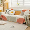 Meringue Chenille Geometry Sofa Cover — main product photo