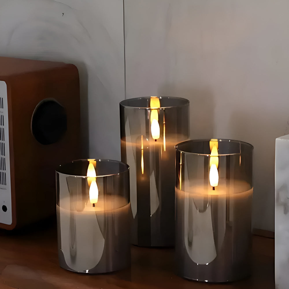 Ethereal 3D Flameless Candle | 3pcs Set — main product photo