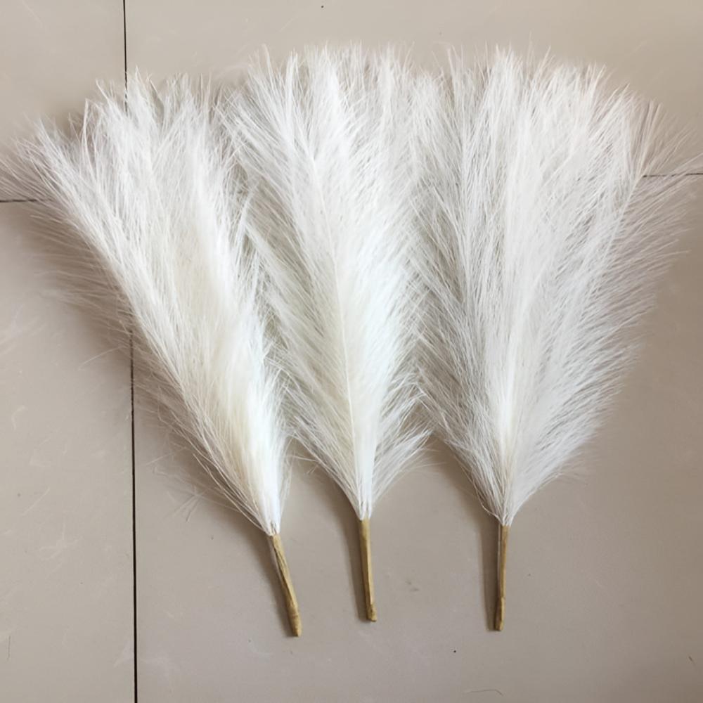 Stylish Faux Pampas Grass Stems | 3 Pcs — product detail view