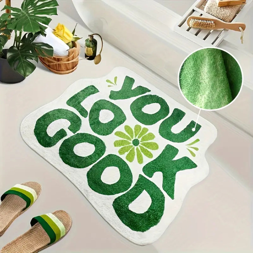 You Look Good' Bath Mat — main product photo
