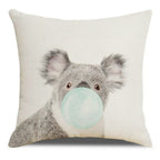 Gum Pop Animal Cushion Covers — product in use