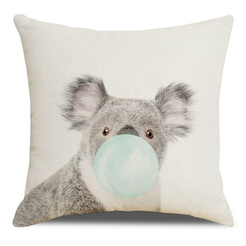 Gum Pop Animal Cushion Covers — product in use
