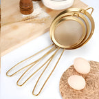 Gold Fine Mesh Strainer — product close-up