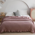 Olivia Waffle Throw Blanket — product feature detail
