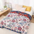 Retro Botanica Bliss Cotton Blanket — main product photo