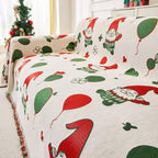 Jolly Gnome Christmas Sofa Cover — product detail view