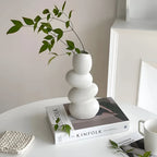 STRATA Sculptural Ceramic Vase — product detail view