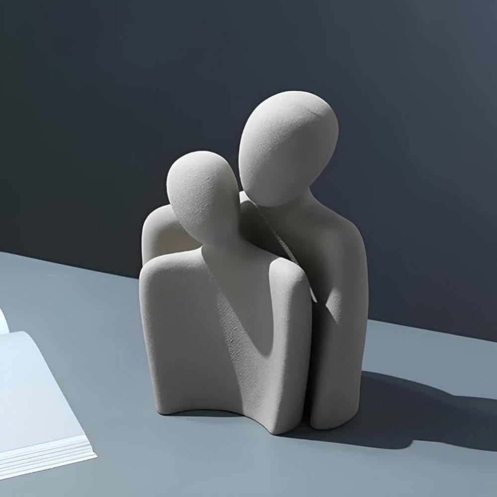 Romantic Couple Ceramic Sculpture — main product photo