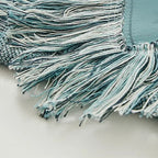 Azura Boho Geometric Knit Blanket — product in use