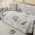 Floral Essence Chenille Sofa Wrap — alternate angle view