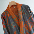 Retro Cotton Gauze Bathrobe — main product photo