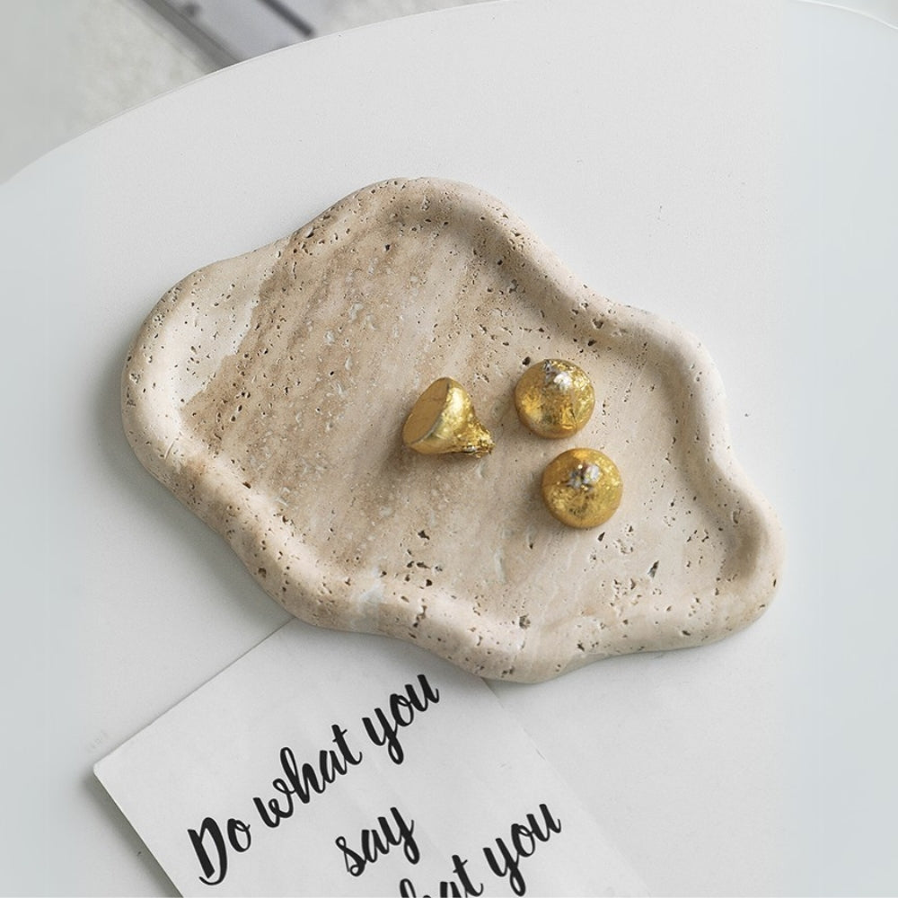 Serene Stone Cloud Jewellery Tray — product in use