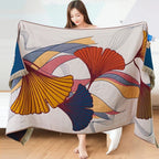 Ginkgo Leaf Cotton Tassel Towel — main product photo