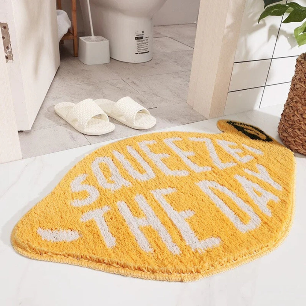 Squeeze the Day' Non-Slip Bath Mat — main product photo