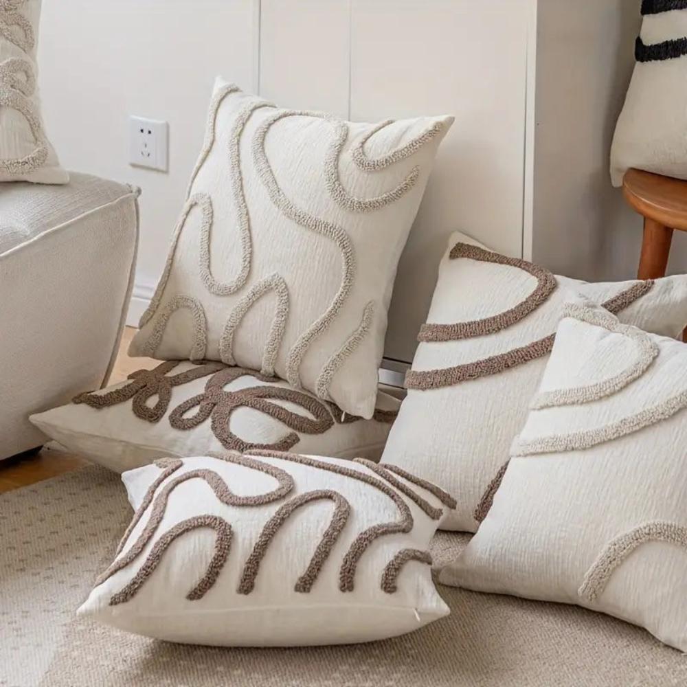 Serene Flow Cushion Cover — product in use