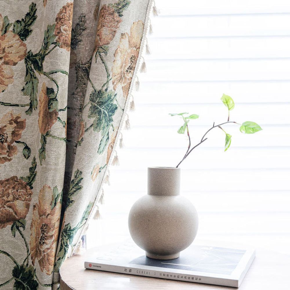 Wildflower Harmony Curtain — product detail view