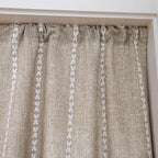 Boho Cotton Linen Kitchen Curtains — additional view