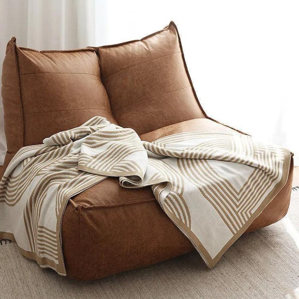 Snuggle Maze Knit Blanket — product close-up