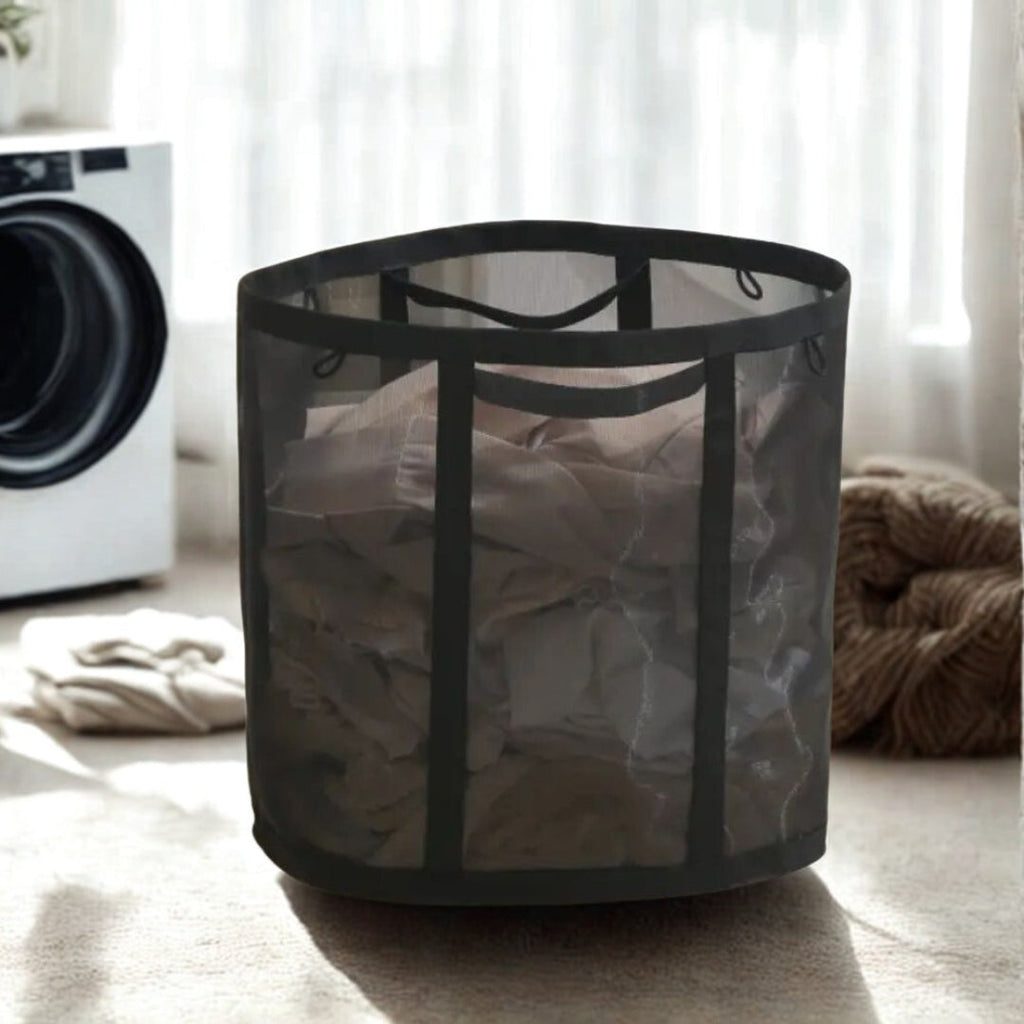 Foldable Mesh Laundry Basket — main product photo