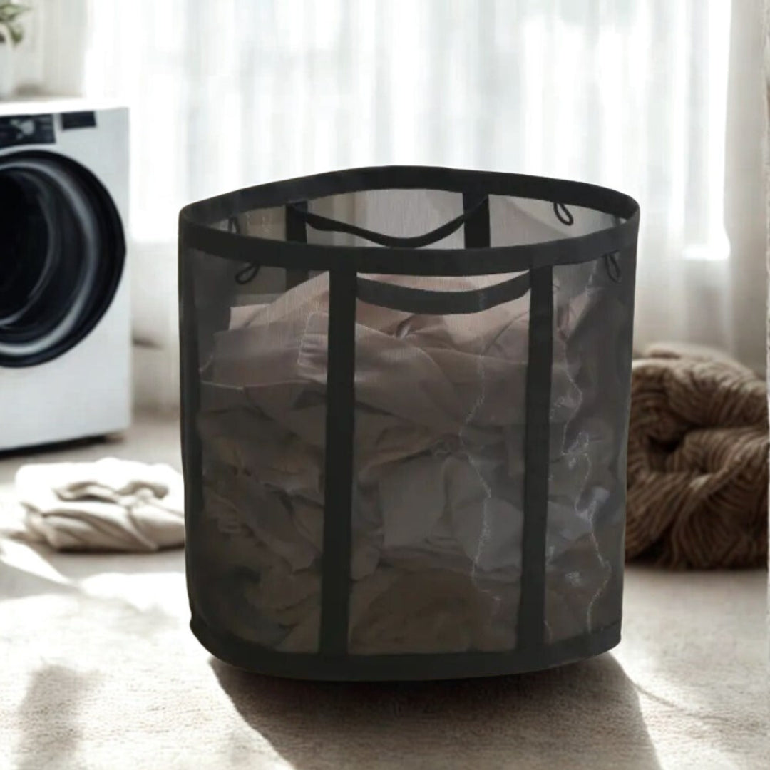 Foldable Mesh Laundry Basket — main product photo