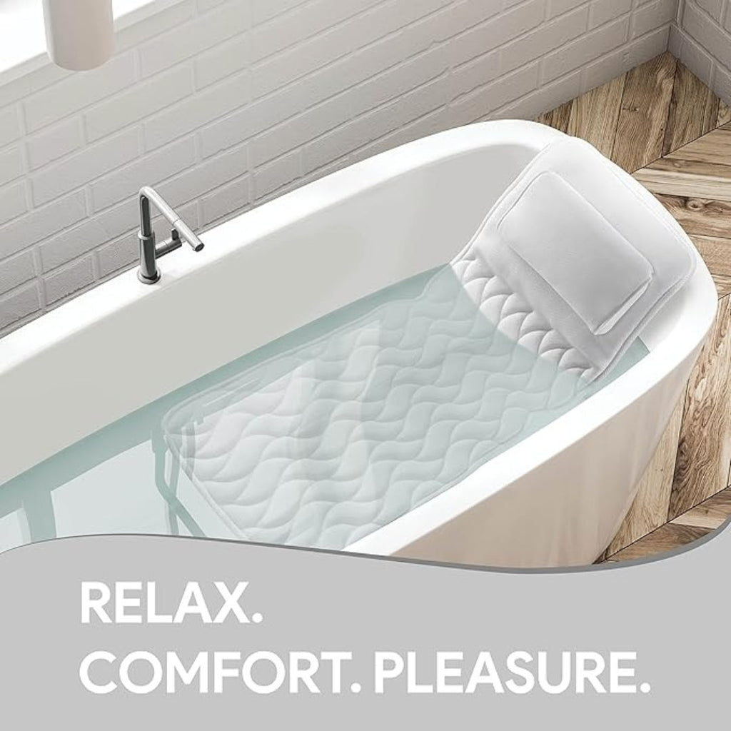 Luxe Full Body Bathtub Pillow | Bath Mattress — product detail view
