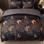 Valora Midnight Butterfly Quilt Cover | 3pcs Set — alternate angle view