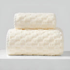 Pure Soft Fleece Towels — material texture close-up