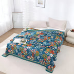 Wildflower Botanical Bliss Cotton Blanket — main product photo