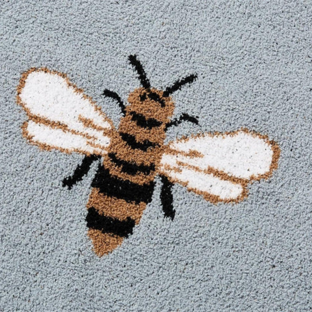 Fuzzy Bee Pattern Throw Blanket — alternate angle view