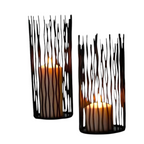 Black Iron Candle Holder — view 3