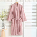 Featherlight Jacquard Cotton Bath Robe — main product photo
