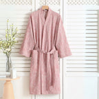 Featherlight Jacquard Cotton Bath Robe — main product photo
