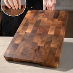 Checkerboard Wooden Cutting Board — main product photo